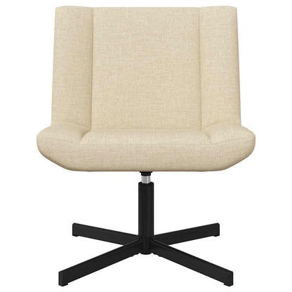 Drehstuhl Creme 63 x 75 x 76 cm Stoff