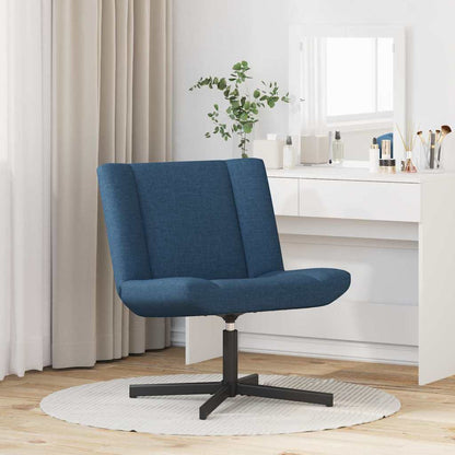 Drehstuhl Blau 63 x 75 x 76 cm Stoff