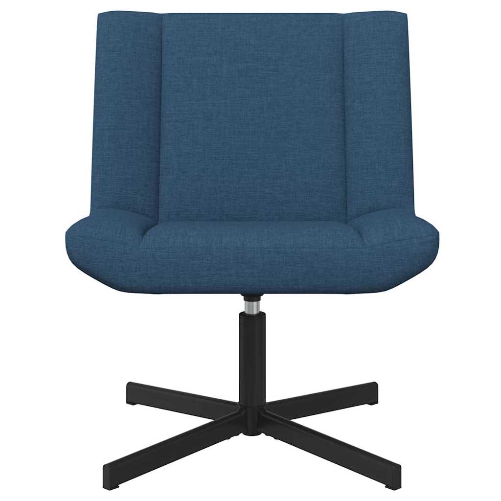 Drehstuhl Blau 63 x 75 x 76 cm Stoff