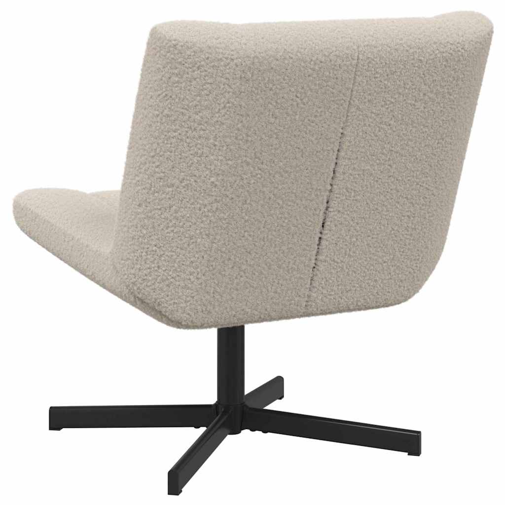 Drehstuhl Hellgrau 63 x 75 x 76 cm Stoff