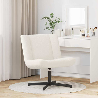 Drehstuhl Creme 63 x 75 x 76 cm Stoff