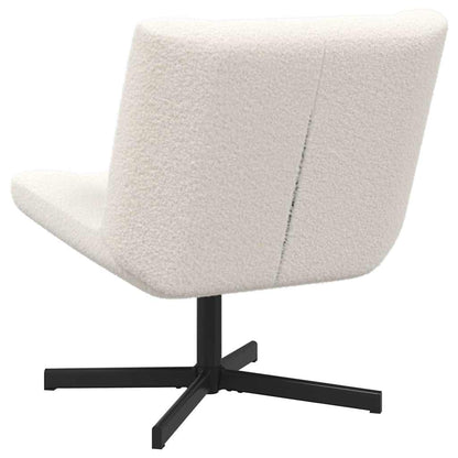 Drehstuhl Creme 63 x 75 x 76 cm Stoff