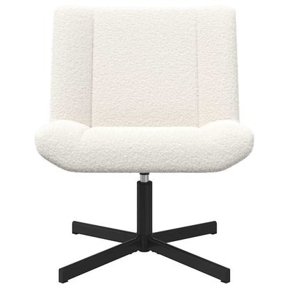 Drehstuhl Creme 63 x 75 x 76 cm Stoff