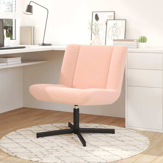 Drehstuhl Rosa 63 x 75 x 76 cm Stoff