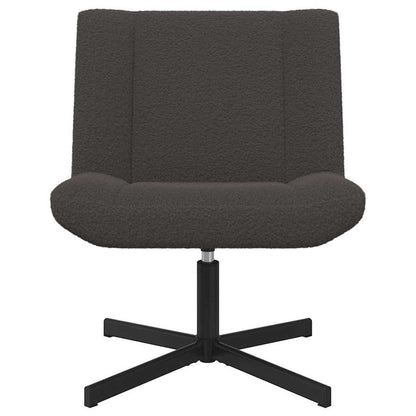 Drehstuhl Dunkelgrau 63 x 75 x 76 cm Stoff