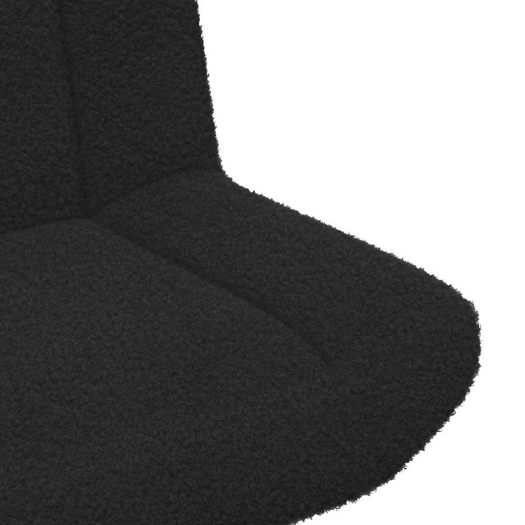 Drehstuhl Schwarz 63 x 75 x 76 cm Stoff
