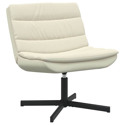 Drehstuhl Creme 63 x 75 x 76 cm Kunstleder