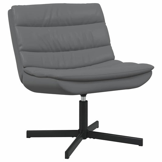 Drehstuhl Grau 63 x 75 x 76 cm Kunstleder