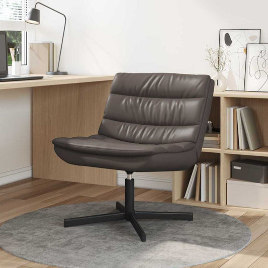 Drehstuhl Braun 63 x 75 x 76 cm Kunstleder