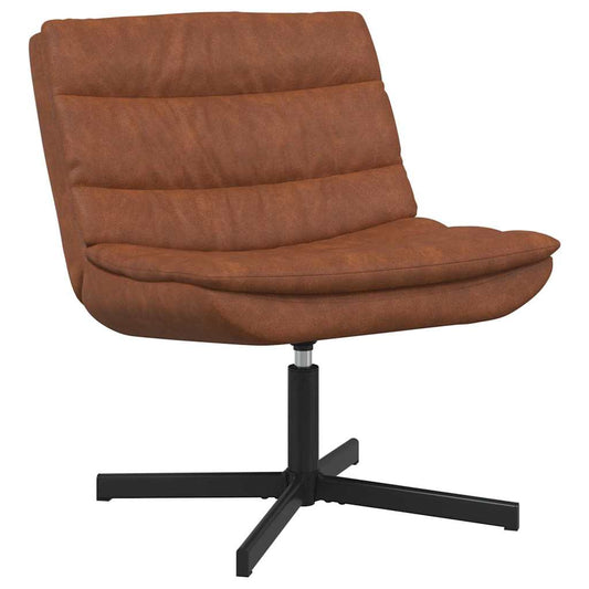 Drehstuhl Braun 63 x 75 x 76 cm Kunstleder