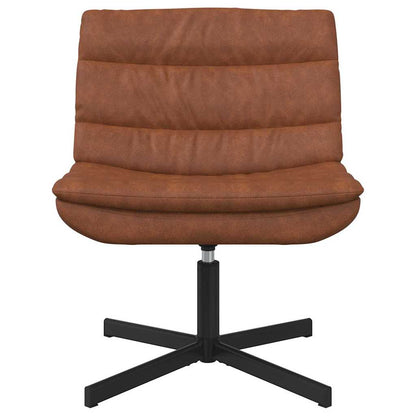 Drehstuhl Braun 63 x 75 x 76 cm Kunstleder