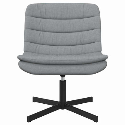 Drehstuhl Hellgrau 63 x 75 x 76 cm Stoff