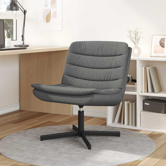 Drehstuhl Dunkelgrau 63 x 75 x 76 cm Stoff