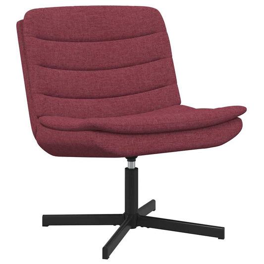 Drehstuhl Weinrot 63 x 75 x 76 cm Stoff