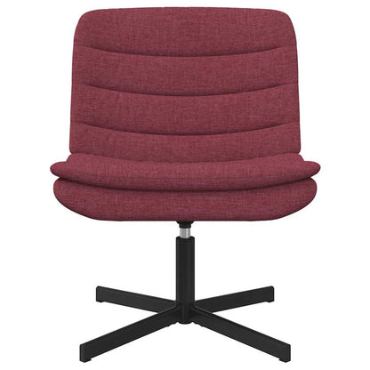 Drehstuhl Weinrot 63 x 75 x 76 cm Stoff