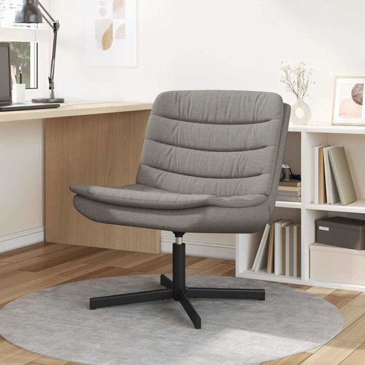 Drehstuhl Taupe 63 x 75 x 76 cm Stoff