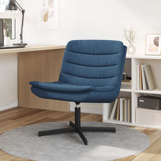 Drehstuhl Blau 63 x 75 x 76 cm Stoff