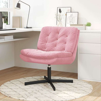 Drehender Entspannungsstuhl Sonstiges Rosa 63 x 75 x 76 cm Samt