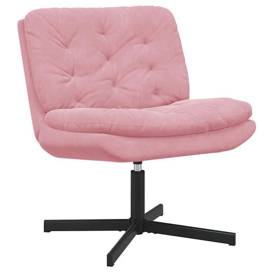 Drehender Entspannungsstuhl Sonstiges Rosa 63 x 75 x 76 cm Samt