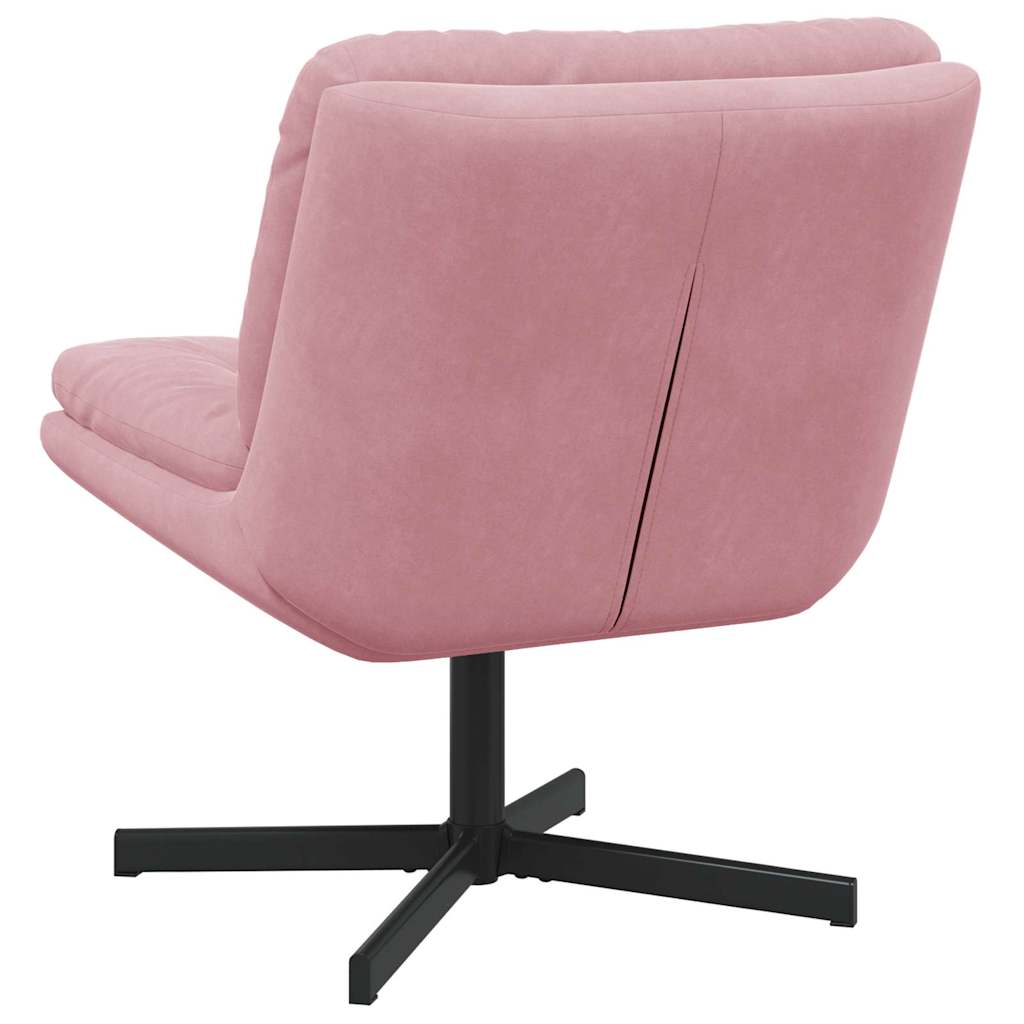 Drehender Entspannungsstuhl Sonstiges Rosa 63 x 75 x 76 cm Samt