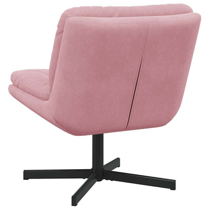Drehender Entspannungsstuhl Sonstiges Rosa 63 x 75 x 76 cm Samt