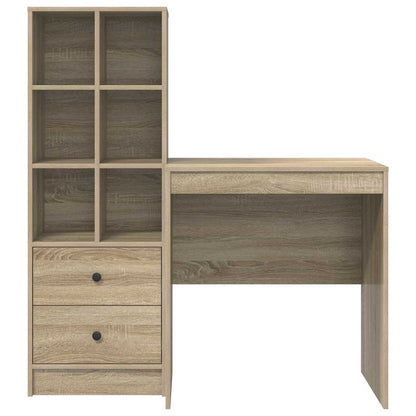 Schreibtisch mit Stauraum 2 pcs Sonoma Eiche 70 x 50 x 76 cm