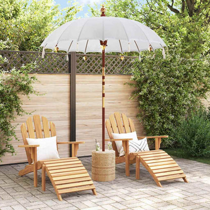 Balinesischer Sonnenschirm Creme (180-190) x 260 cm