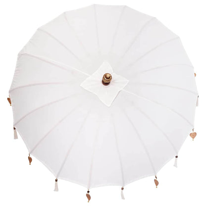 Balinesischer Sonnenschirm Creme (180-190) x 260 cm