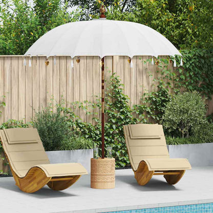 Balinesischer Sonnenschirm Creme (210-220) x 260 cm