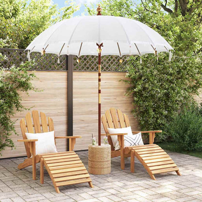 Balinesischer Sonnenschirm Creme (210-220) x 260 cm