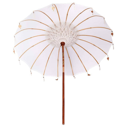 Balinesischer Sonnenschirm Creme (210-220) x 260 cm
