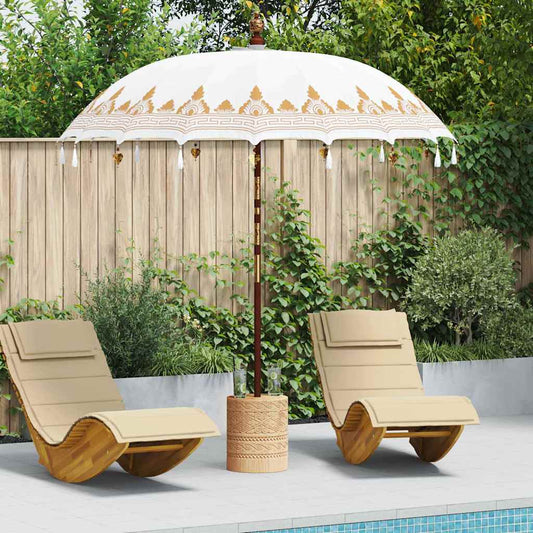 Balinesischer Sonnenschirm Creme (210-220) x 260 cm