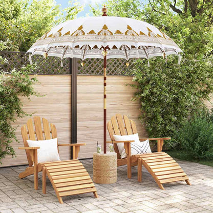 Balinesischer Sonnenschirm Creme (210-220) x 260 cm