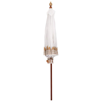 Balinesischer Sonnenschirm Creme (210-220) x 260 cm