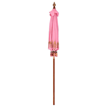 Balinesischer Sonnenschirm Rosa (180-190) x 260 cm