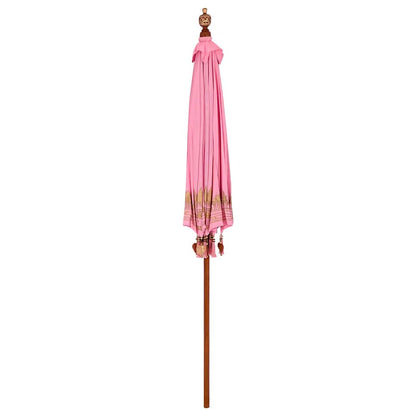 Balinesischer Sonnenschirm Rosa (210-220) x 260 cm
