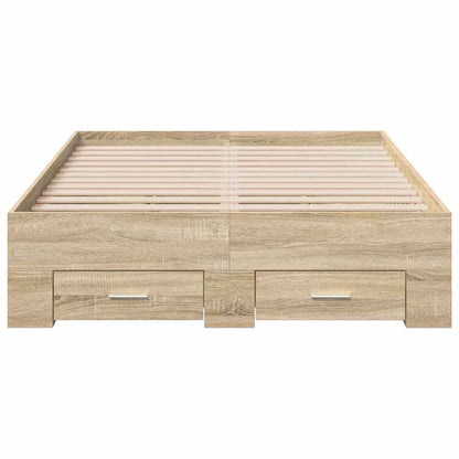 Bettgestell Braun 120 x 190 cm Holzwerkstoff