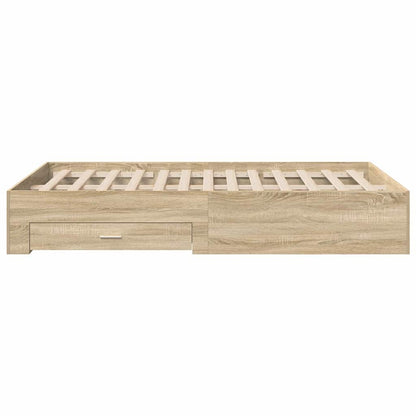 Bettgestell Braun 120 x 190 cm Holzwerkstoff