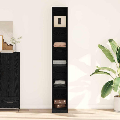 Kleiderschrank Schwarze Eiche 30 x 50 x 200 cm Holzwerkstoff