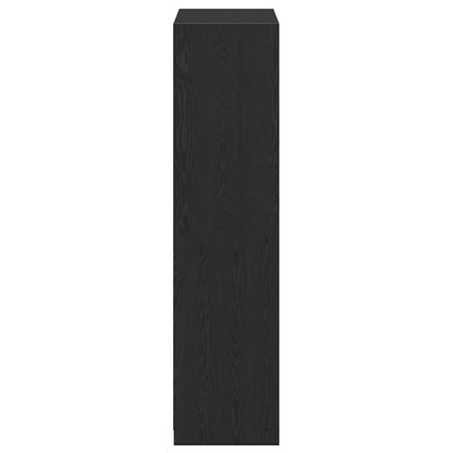 Kleiderschrank Schwarze Eiche 80 x 50 x 200 cm Holzwerkstoff