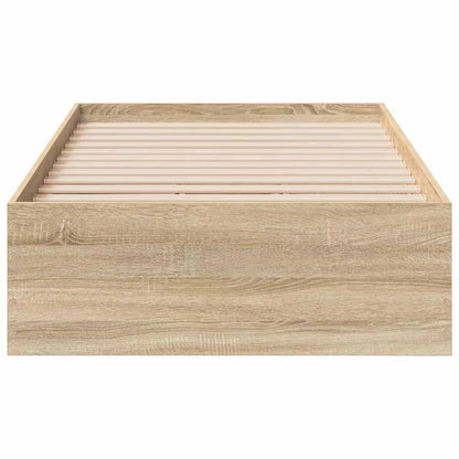Bettgestell Braun 90 x 190 cm Holzwerkstoff