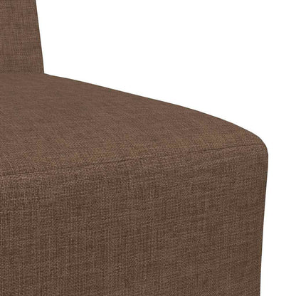 Modulares Armfreies Sofa 2 pcs Braun 55 x 74 x 82 cm Stoff
