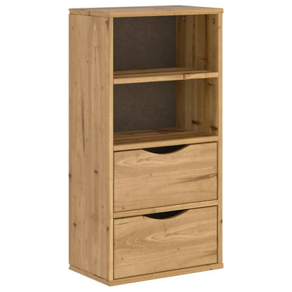 5-tlg. Wohnwand mit Stauraum ODDA Massivholz Kiefer