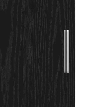 Hochboard Schwarze Eiche 40 x 42,5 x 185 cm Holzwerkstoff