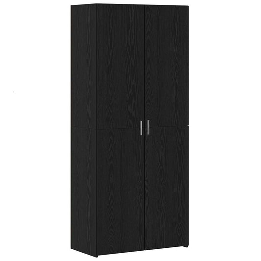 Hochboard Schwarze Eiche 40 x 42,5 x 185 cm Holzwerkstoff