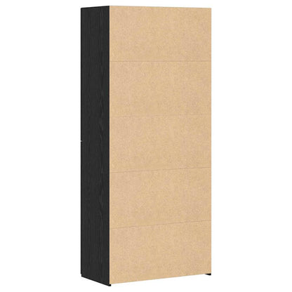 Hochboard Schwarze Eiche 40 x 42,5 x 185 cm Holzwerkstoff