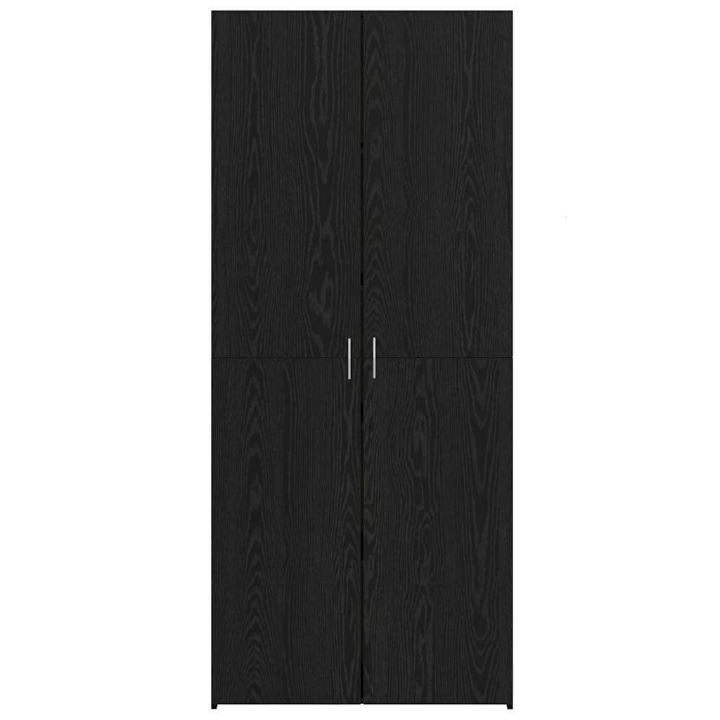 Hochboard Schwarze Eiche 40 x 42,5 x 185 cm Holzwerkstoff