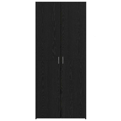 Hochboard Schwarze Eiche 40 x 42,5 x 185 cm Holzwerkstoff