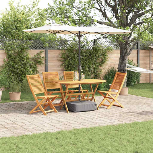 Garten Essgruppe 5 pcs Braun Akazie Massivholz