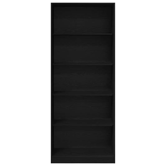 Kleiderschrank Schwarz Eiche 80 x 50 x 200 cm Holzwerkstoff
